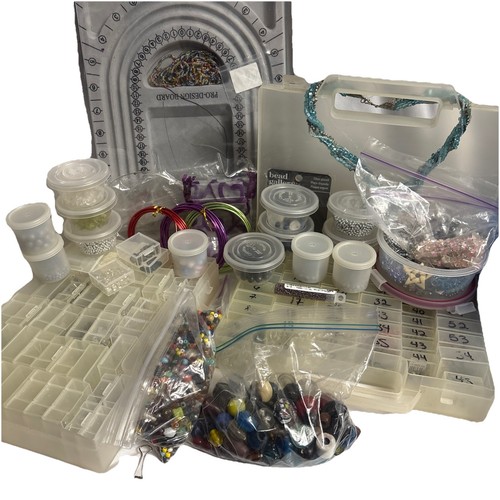 Quality Jewelry Making Materials, findings, beads HUGE lot In Cases