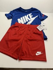 Nike Boys Kids T-Shirt Shorts 2 Pc Set Size 6 NWT