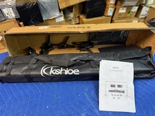 Kshioe Portable Backdrop Adjustable Support Stand  6' x 9'