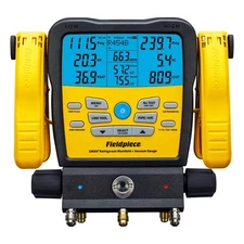 FIELDPIECE  Manifold Gauge Set, 5 in Gauge, Digital 834D70