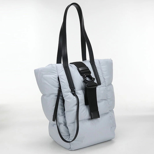 【Unused】MONCLER Moncler Tote Bag 5D00002 M2423 XANDER TOTE SMALL Women's Blue