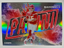 2025 PANINI VIP PACK GOLD PACK PRIZM COLOR BLAST SSP #13/25 PATRICK MAHOMES II