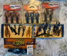 Lot of Vtg. Assorted Soft Plastic Crawfish Craw Fishing Lures Mixed Brands