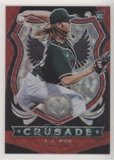 2020 Panini Chronicles Crusade Ruby Wave Prizm 145/199 AJ Puk #20 v9t