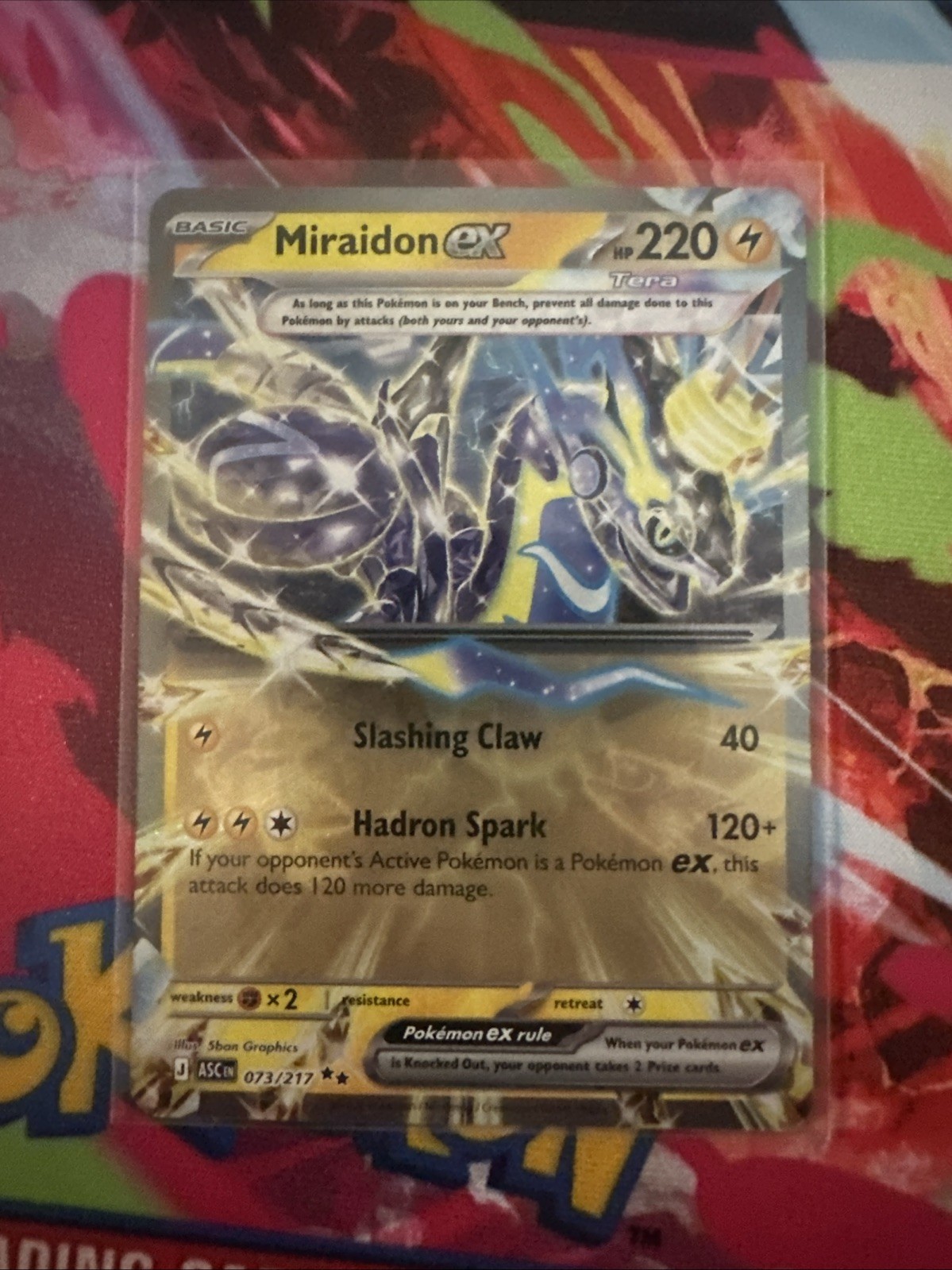 Miraidon ex 073/217 Me: Ascended Heroes Holo