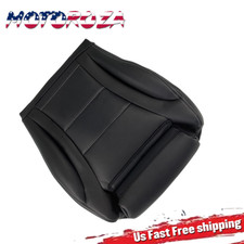 2015-2021 Fit For Mercedes Benz C300 C350 Driver Bottom Leather Seat Cover Black