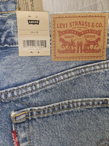 Jeans Levi's donna vita media anni 94 larghi gamba larga 24x31 - Foto 6 di 7