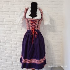 Wiesnkonig Tyrol Dirndl Oktoberfest Dress Size EU 36 and white blouse