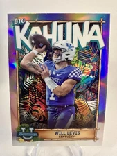 WILL LEVIS Kentucky 2022 Bowman University Chrome Football BIG KAHUNA Case Hit🔥