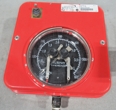 MURPHY 05700712 Pressure Swichgage OPLC-A-600, 0-600PSI, 125VAC *NEW OLD STOCK*