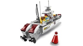 Lego City Fishing Boat Set 60147 Plastic Block Educational Study Toy