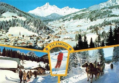 Filzmoos Pinzgau-Pongau AT panoramic hiking and sledding to the Hofalmen