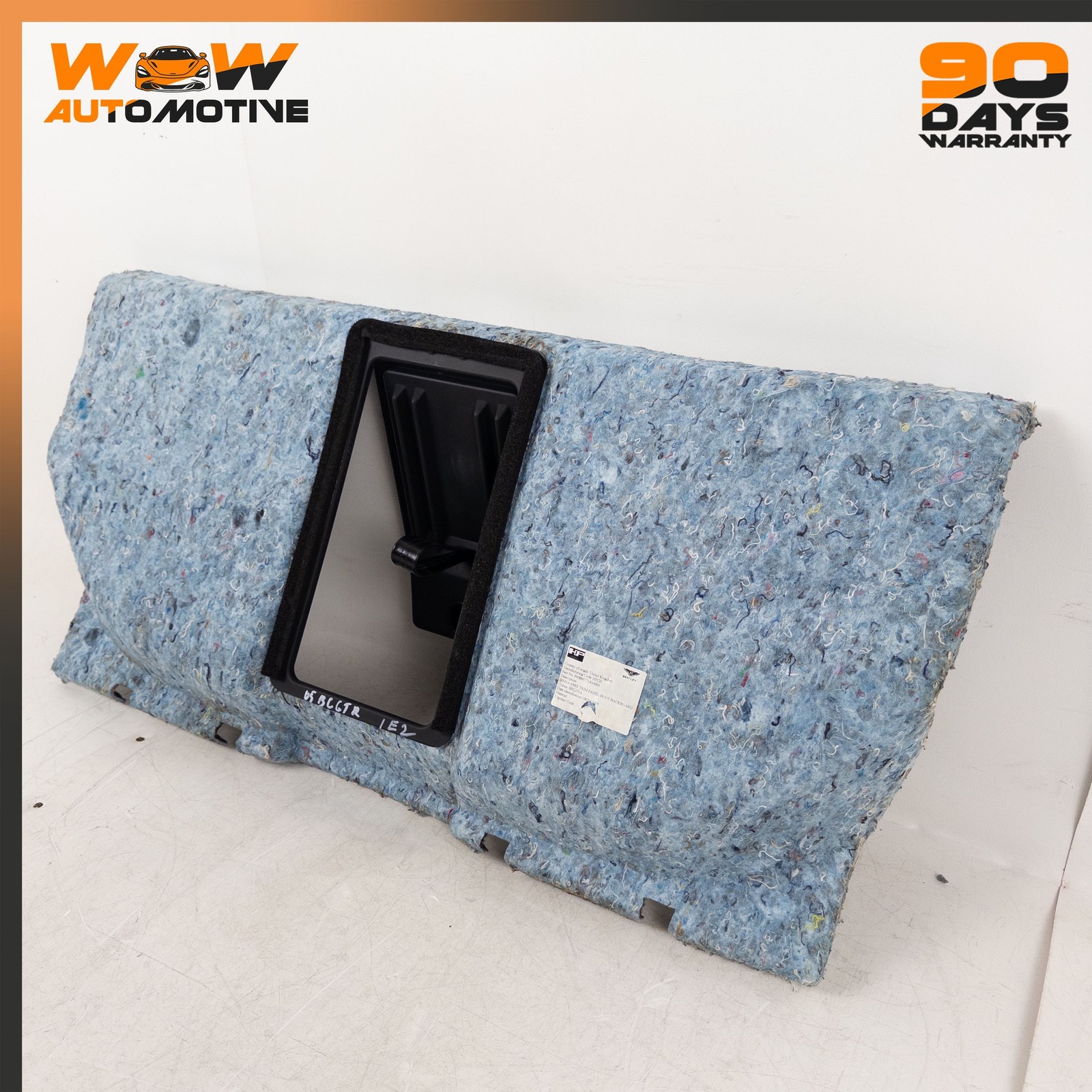 04-10  BENTLEY CONTINENTAL GT REAR TRUNK LINER COVER CARPET BACKBOARD TRIM OEM