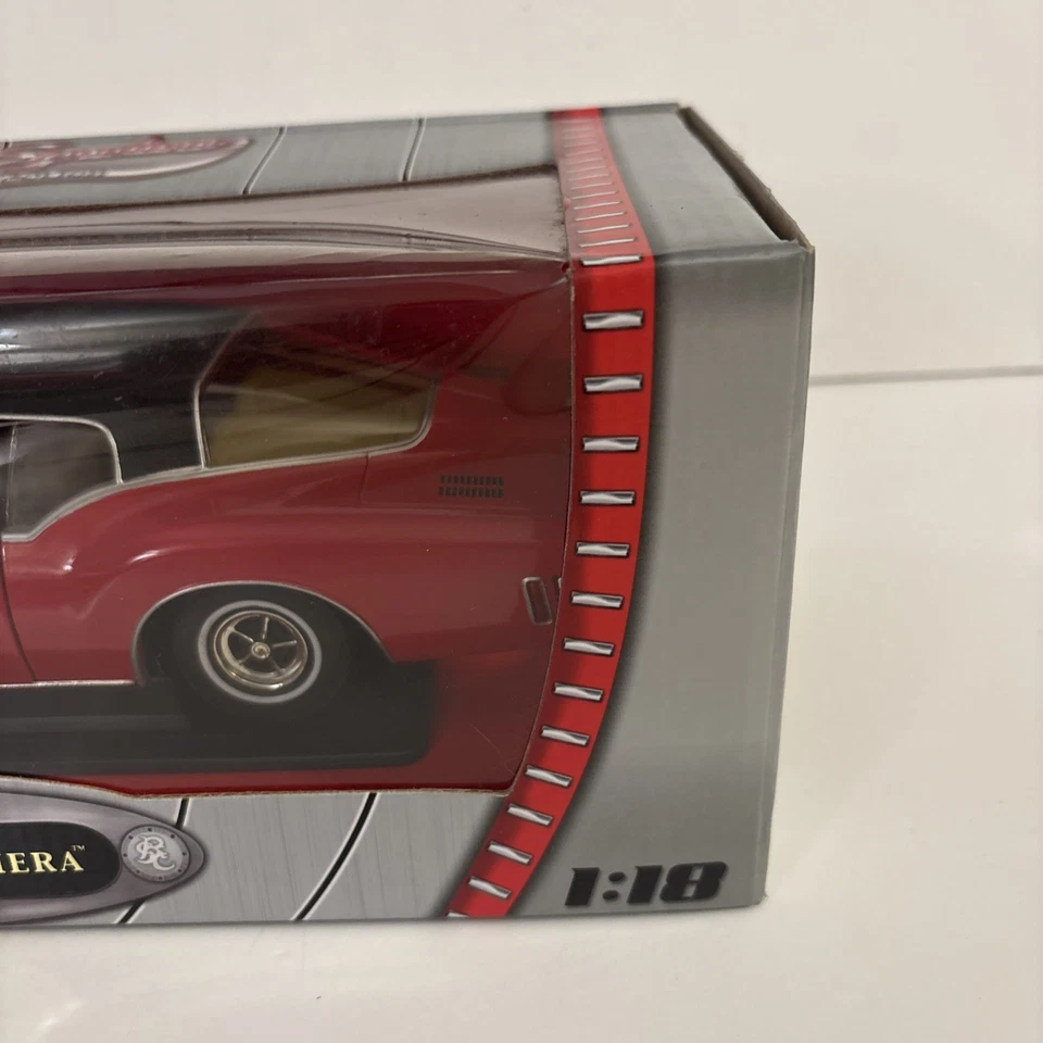 ROAD SIGNATURE 1:18 SCALE 1971 BUICK RIVIERA DIECAST car Red NEW IN BOX - Image 4 of 4