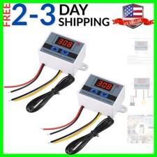 2PCS XH-W3001 Digital LED Temperature Controller Module Digital Thermostat Sw...
