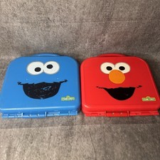 Complete Sesame Street On the Go Letters Numbers Elmo Cookie Monster Cases