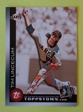 Tim Lincecum - 2010 Topps Ticket to Town - San Francisco Giants Card #TTT10