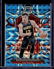 2023-24 Panini Mosaic #24 Bogdan Bogdanovic Reactive Blue