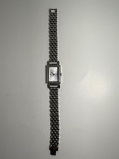 Coach Watch Womens OS Black Leather Strap Rectangular Silver Dial 8.297.420 Coach Women Rectangle Wristwatches for sale | eBay main image 4