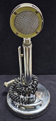 Vintage Astatic Silver Eagle CB Desk Microphone - READ DESCRIPTION