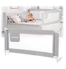 54"/1.4M , 78"/2M Bed Rails Guards Gray Toddlers Baby Kids Safety Fence Wall