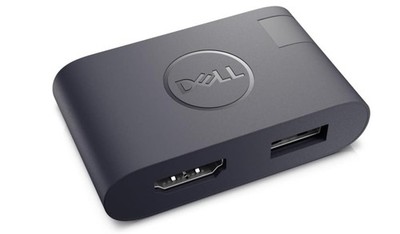 Dell Da20 USB Type-C HDMI-USB Black