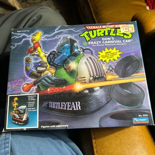 1991 Teenage Mutant Ninja Turtles DON'S KRAZY CARNIVAL CAR New In Box TMNT