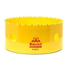 Starrett Hole Saw, Yellow, 95 mm
