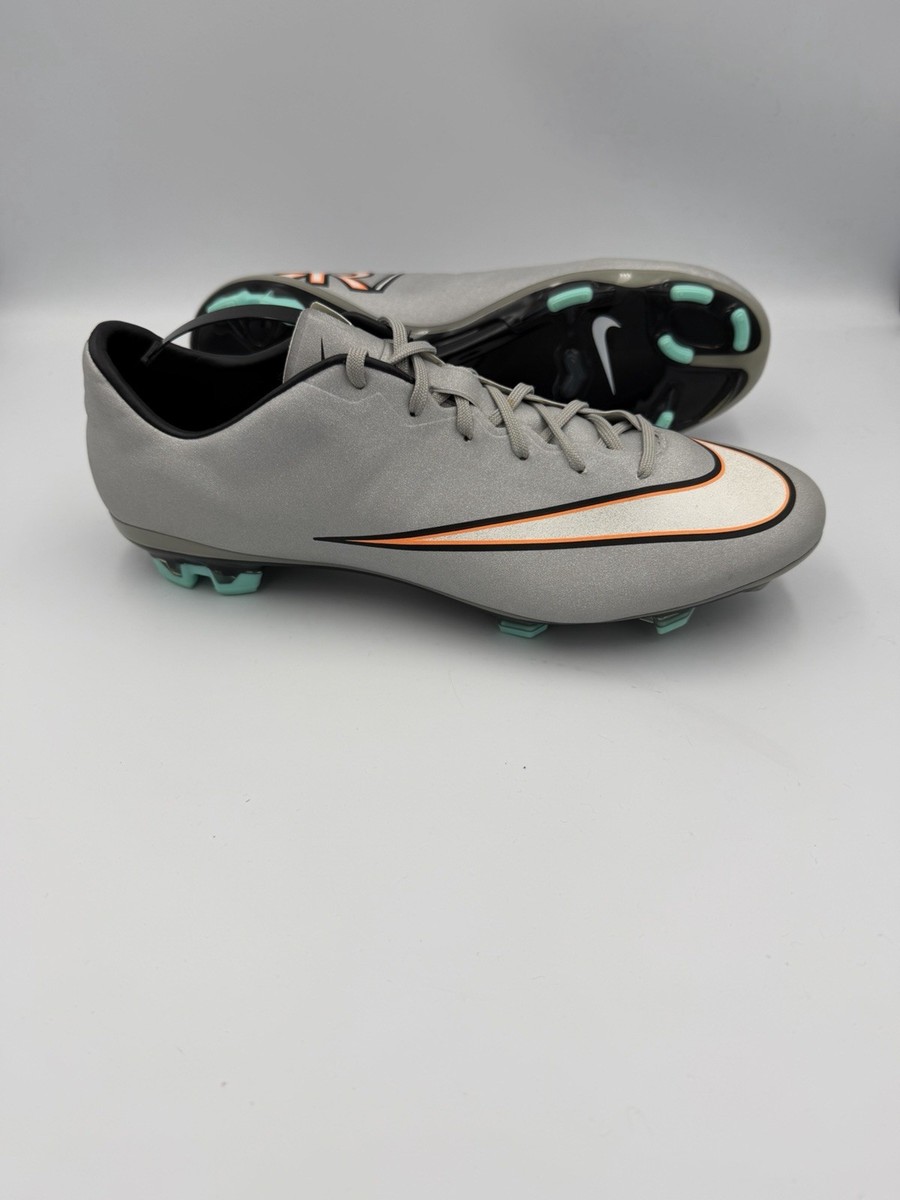 Nike Mercurial Veloce CR7 FG Silver Football Cleats Soccer Boots