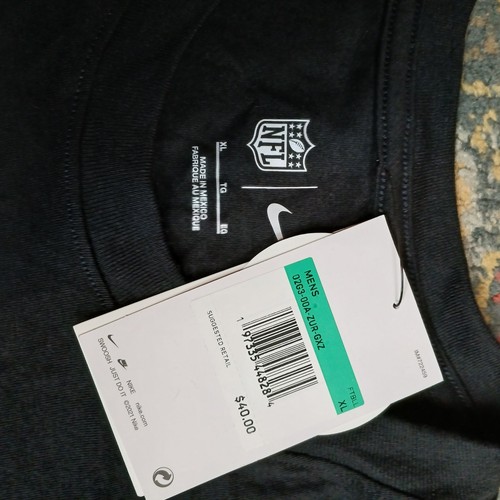 Nike Philadelphia Eagles 2024 NFL Crucial Catch T-Shirt Black Men’s Size XL - Picture 4 of 4