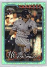 2024 Chrome Logofractor Edition Aqua Refractor Jasson Dominguez Domínguez 11o2