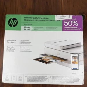 HP Envy 6555e All-in-One Inkjet Color Printer - White