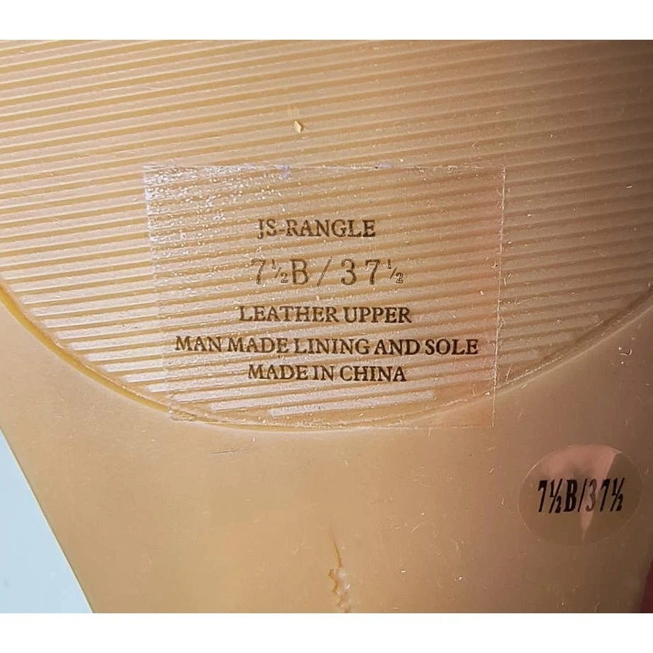 Sandalias Jessica Simpson para mujer talla 7,5 azul tanga cuero hebilla superior planas Foto 2 de 4