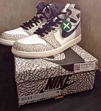 Jordan 1 Retro High OG white cement Mens size...