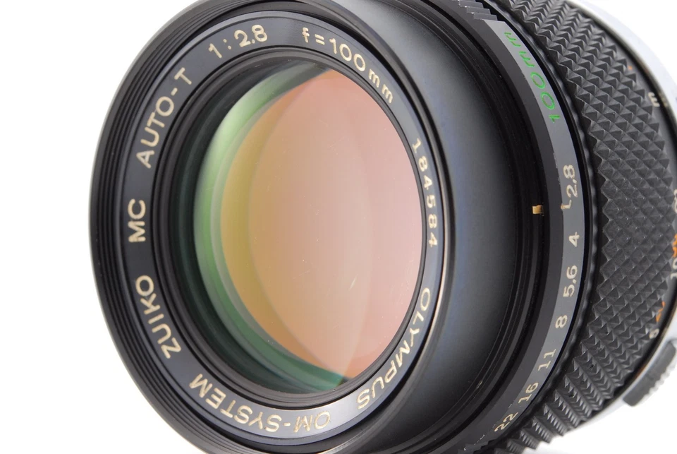 [NEAR MINT] Olympus OM-SYSTEM ZUIKO MC AUTO-T 100mm f/2.8 MF Lens Black  Japan - Image 2 of 4