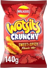 Wotsits Crunchy Sweet & Spicy Sharing Snacks Crisps 140g