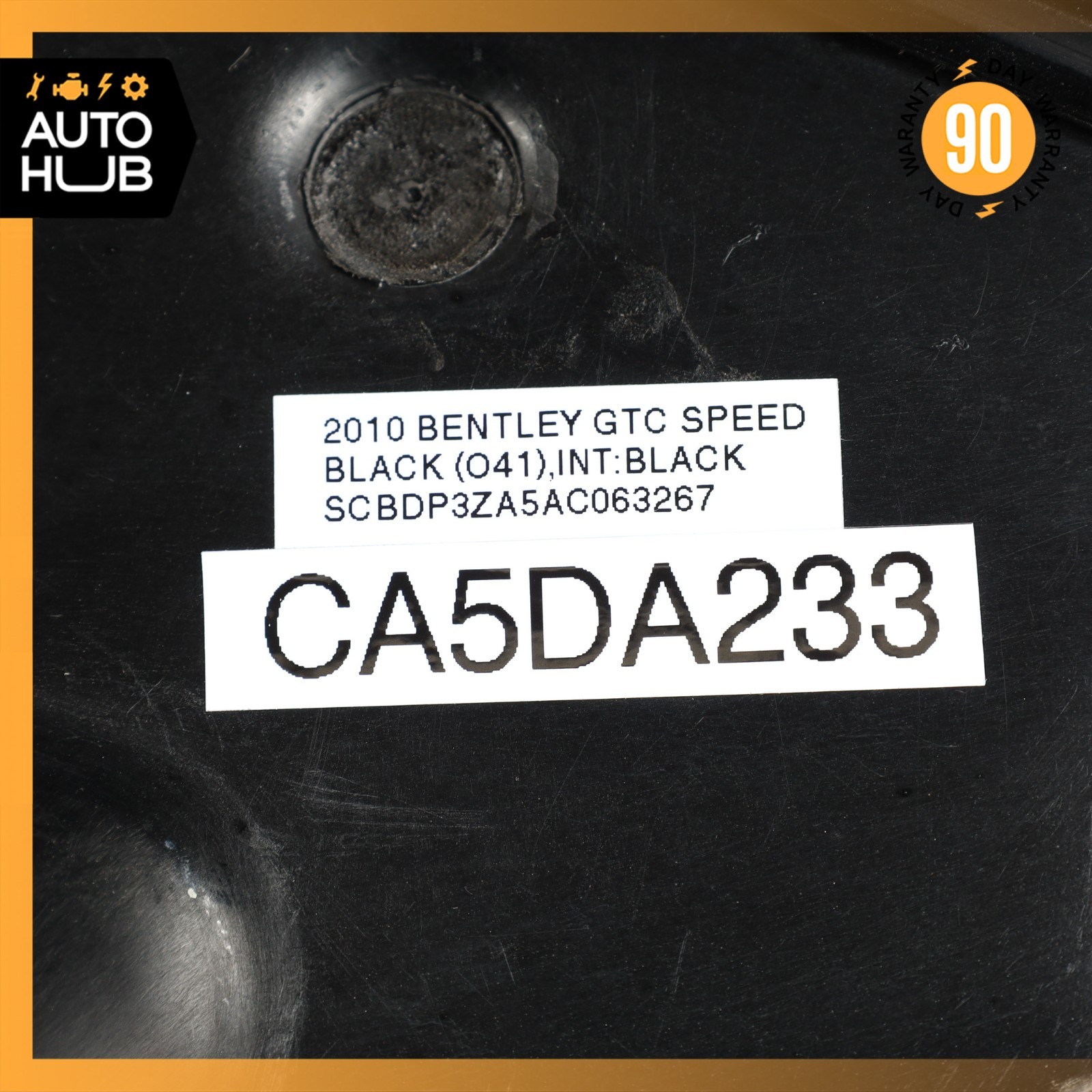 Bentley Continental GTC GT 6.0L W12 Right Side Air Intake Cleaner Box OEM
