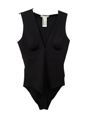 Zara NWT JR S Smoothing Stretch Bodysuit Scored Bust, Blogger Influencer Festiva
