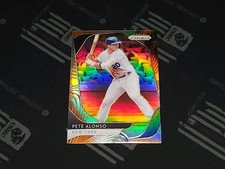 2020 Panini Prizm Baseball #66 Pete Alonso Cosmic Haze Prizm New York Mets