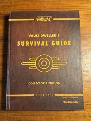 Fallout 4 Vault Dweller s Survival Guide Collector s Edition Bethesda 2015