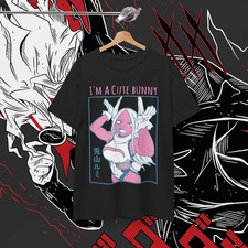 Unisex Bunny Girl Waifu Anime T-Shirt, Manga Shirt