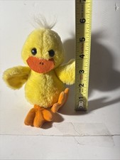 Vintage Dakin Duck Plush Stuffed 1982 Yellow Duckling Toy 5.5 Inches Tall