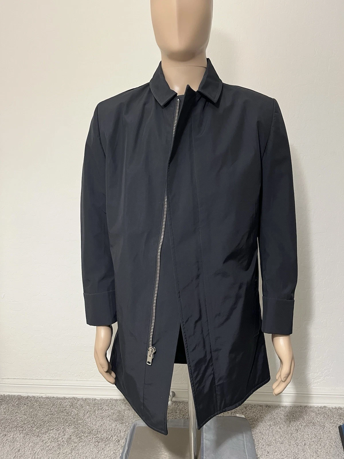 HARPUTSOWN Men’s Avant Garde Asymmetrical Longline Coat Made in SF Medium (est). image 2