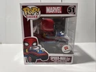 Funko POP! Marvel Spider-Man with Spidermobile #51 Vinyl Figure DAMAGED BOX