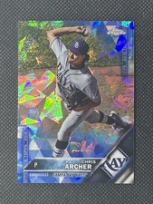 CHRIS ARCHER SAPPHIRE SP PRINT RUN /250 2016 TOPPS CHROME CARD #521 RAYS