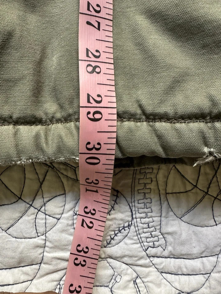 American Eagle 男式军用夹克 M65 绿色人造毛皮衬里重型 M 码 — 第 4/4 张图片