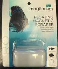 IMAGITARIUM PRO FLOATING MAGNETIC SCRAPER-AQUARIUMS UP TO 30 GALLON-NEW 