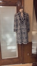 Tory Burch Navy And White Size2 Dress