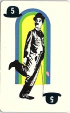 1972 Charlie Chaplin Educational Trading Card # 5 Hat