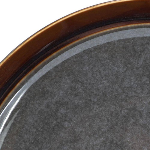 Gibson Elite Priya Set di Posate 16 Pezzi in Gres Smalto Reattivo Grigio - Foto 7 di 8